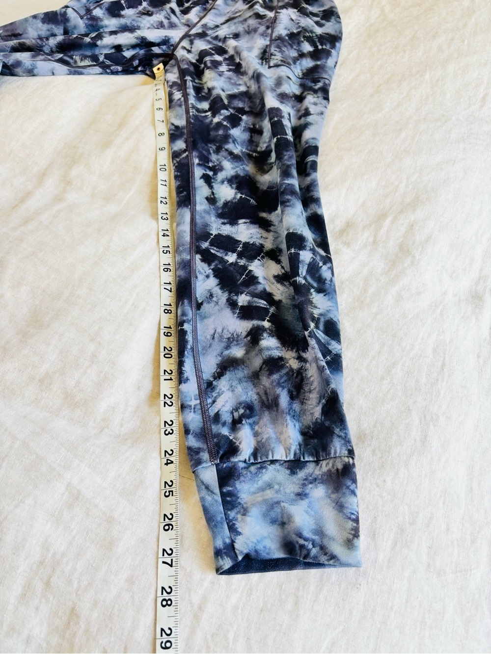 Athleta tie-Dye Jogger Pants - Blue/Black - Picture 11 of 11